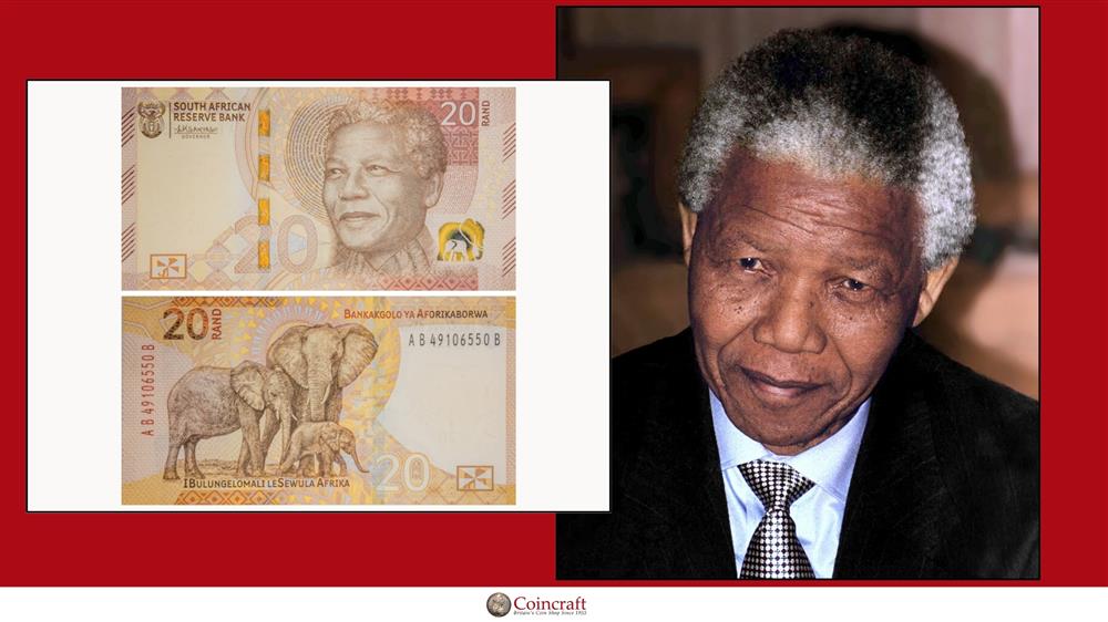 South African Rand honouring Nelson Mandela